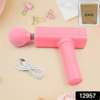 Massage Gun Deep Relax Powerful Muscle Massager Usb Chargeable (1 Pc)
